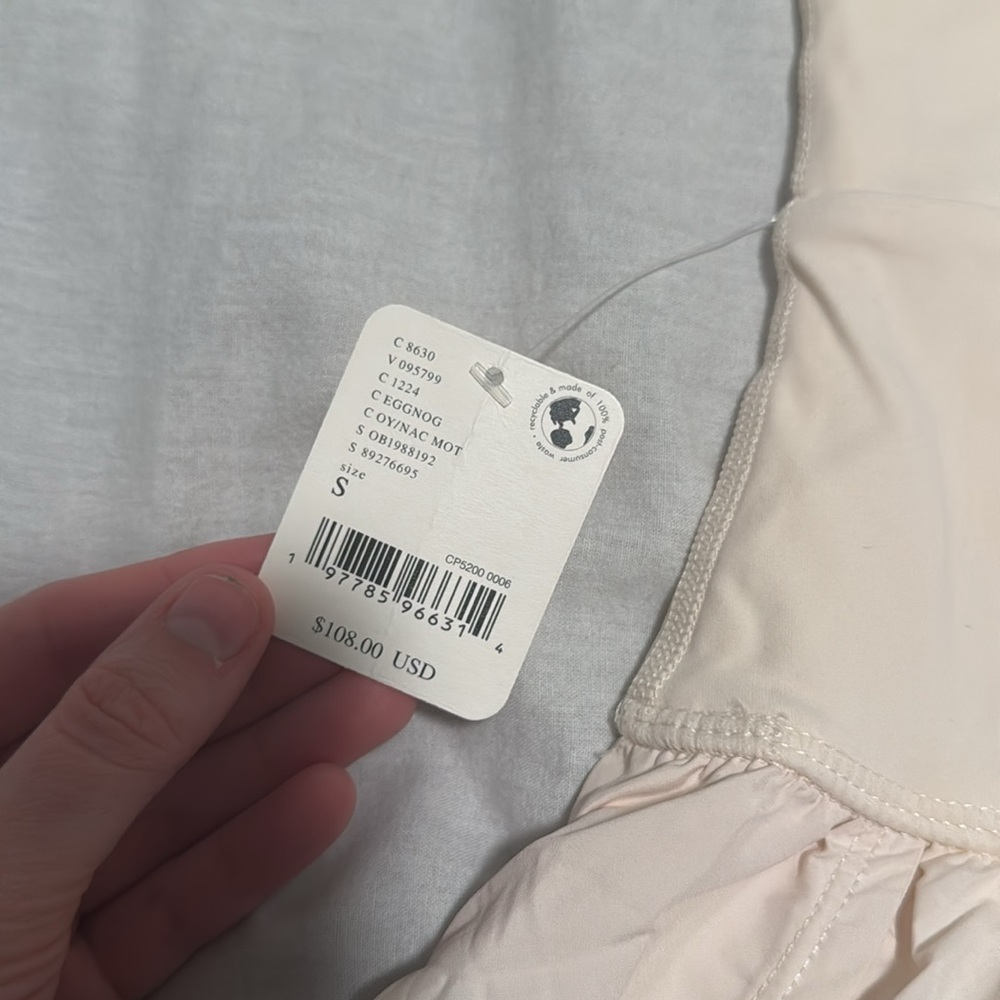 NWT Free People Righteous Runsie eggnog cream sold out color - Picture 4 of 5